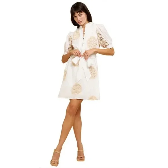 NWT CIEBON Khloe Tie‎ Belt Minidress Sz Medium $140 - Picture 7 of 11